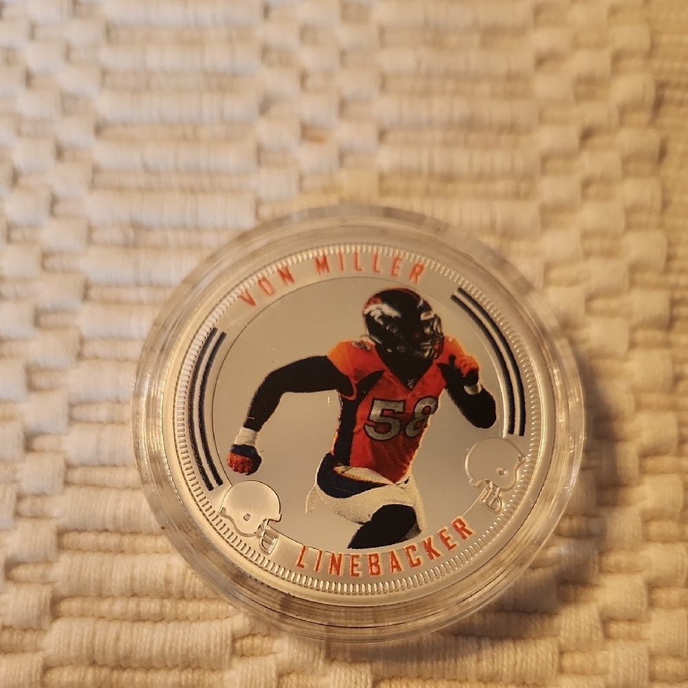 Von Miller Linebacker Collectible Coin